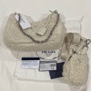 Prada Re-Edition Shearling
